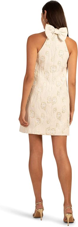 rina Turk Women’s Jacquard Halter Dress