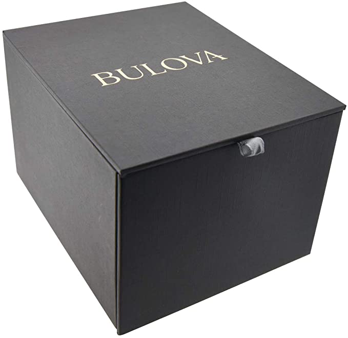 Bulova Men’s Icon High Precision Quartz Chronograph Watch, Curved Mineral Crystal, 300m Water Resistant, Continous Sweeping Secondhand, Luminous Markers