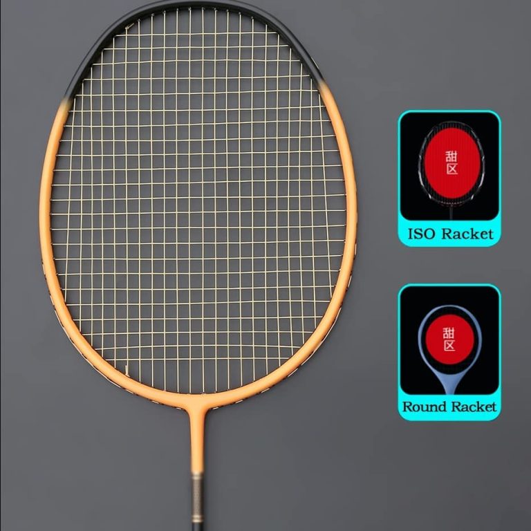 CZDYUF Carbon Fiber Badminton Rackets Strungs 5U 75g Max Tension 30LBS Professional Racqeut Sports for Adult Bags