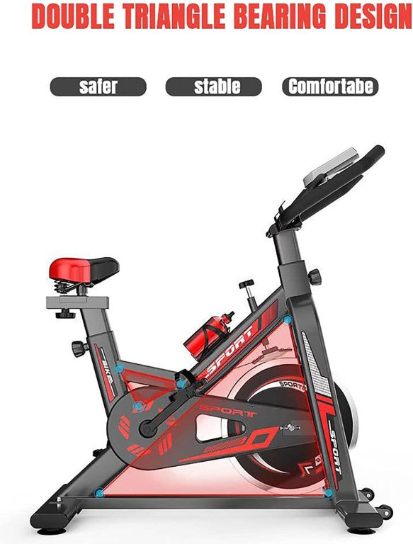 BETTER ANGEL XBT Stationary Exercise Bike – Magnetic Bike, Fitness Upright Workout Bike, X Bike Ultra-Quiet, Indoor Cycle Cycling Exercise Bike, Sitdown…