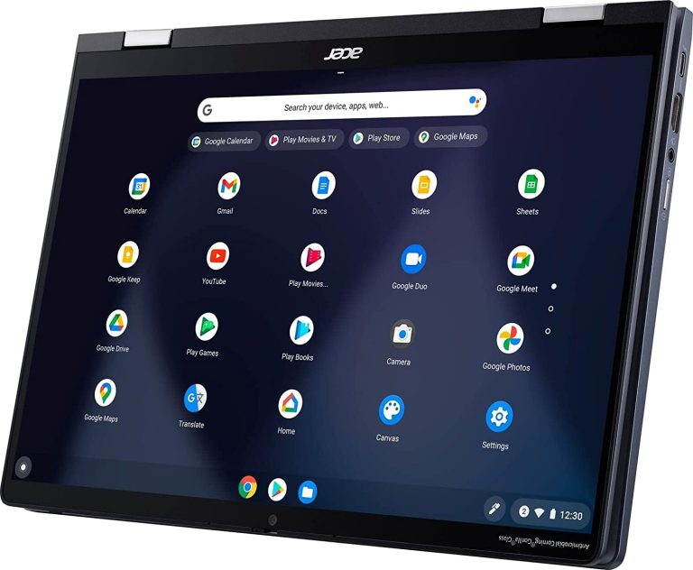 Acer – Chromebook Spin 714 Laptop – 14.0″ 2-in-1 Touchscreen – Intel Evo Core i5 – 8GB – 256GB SSD – Slate Blue Gorilla Glass with Built-in Tablet Pen