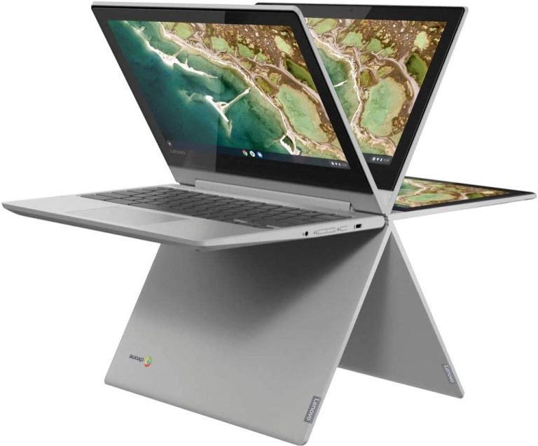 Lenovo Chromebook Flex 3 2-in-1 11.6″ HD Touchscreen Laptop, MediaTek MT8173C Quad-Core Processor, 4GB RAM, 32GB eMMC, HDMI, Webcam, Wi-Fi, Bluetooth, Chrome OS, Platinum Gray, IFT Bundle