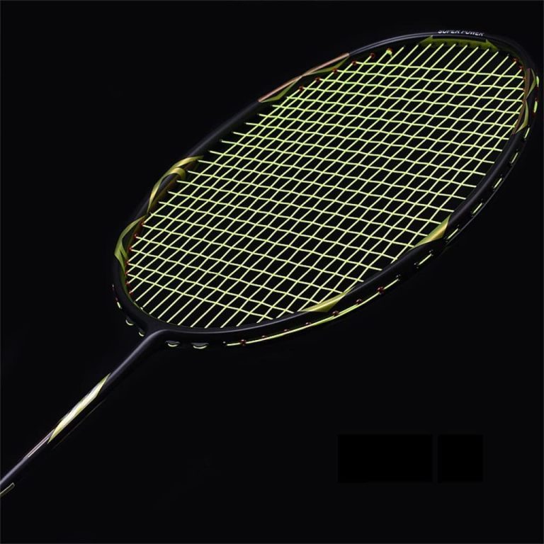 WSSBK Badminton Racket Full Carbon 3U Offensive Adult Power Racket Secondary Reinforcement Racket