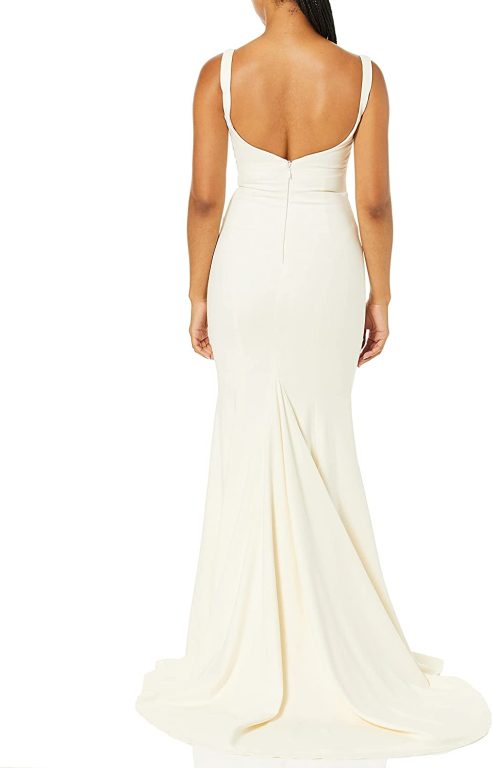 Nicole Miller Women’s Abigail Stretch Twill Gown