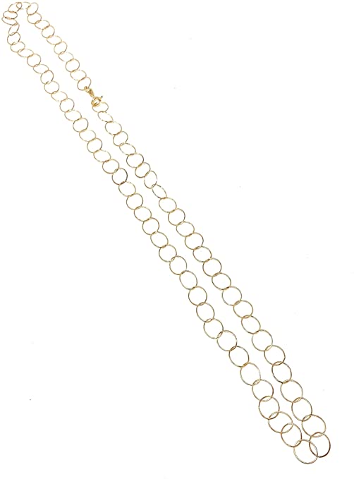 ‎S. Michael Carcharms 14k Gold Dipped 925 Sterling Silver Bubbles, 30inch