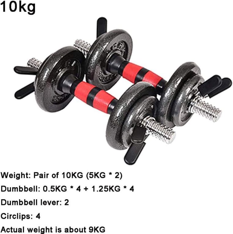 No-logo Dumbbell Men and Women Dumbbell Weight Lifting Dumbbell Home Fitness Equipment A Pair of Dumbbell Sports Equipment Barbell (Size : 15KG)