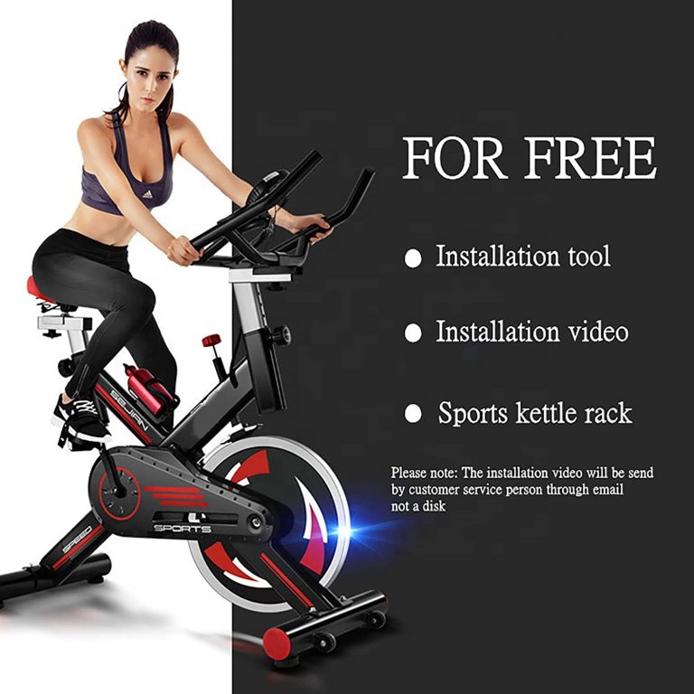 BETTER ANGEL XBT Indoor Cycle Cycling Exercise Bike – Fitness Upright Workout Bike, Magnetic Bike, Magnetic Upright Bicycle, Stationary Exercise Bike, X…