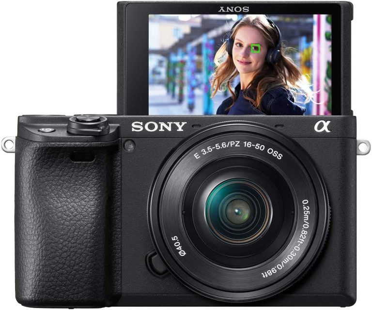 Sony Alpha a6400 Mirrorless Camera: Compact APS-C Interchangeable Lens Digital Camera with Real-Time Eye Auto Focus, 4K Video & Flip Up Touchscreen – E Mount Compatible Cameras