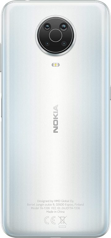 Nokia G20 | Android 11 | Unlocked Smartphone | 3-Day Battery | 4/128GB | 6.52-Inch Screen | 48MP Quad Camera | Glacier