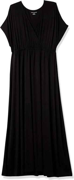 Amazon Essentials Women’s Waisted Maxi Dress (Available in Plus Size)