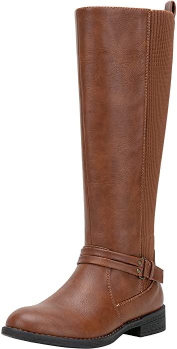 Vepose Women’s 955 Knee High Boots Comfort Tall Knitted Riding Boots