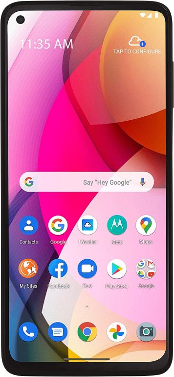 Total by Verizon Motorola Moto g Stylus, 128GB, Gray – Prepaid Smartphone (Locked)