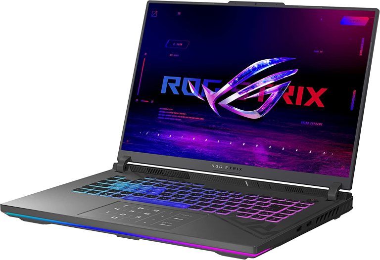 ASUS ROG Strix G16 (2023) Gaming Laptop, 16” 16:10 FHD 165Hz, GeForce RTX 4070, Intel Core i9-13980HX, 16GB DDR5, 1TB PCIe SSD, Wi-Fi 6E, Windows 11, G614JI-AS94, Eclipse Gray