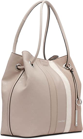 Calvin Klein Gabrianna Bubble Lamb North/South Key Item Tote