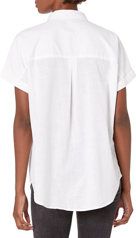 Goodthreads Women’s Washed Cotton Short-Sleeve Shirt