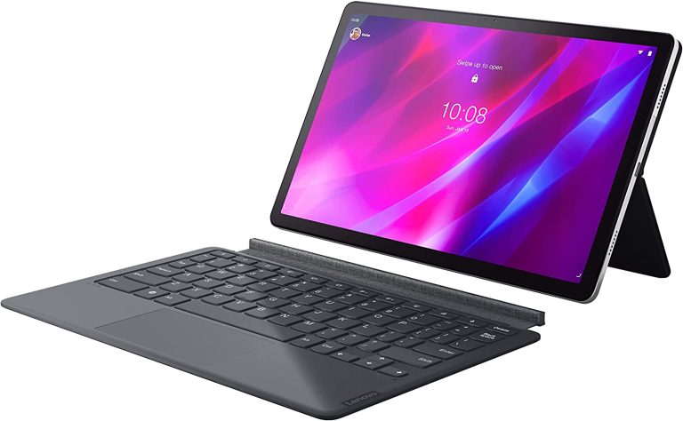 Lenovo Tab P11 Plus (1st Gen) – 2021 – Tablet – Long Battery Life – 11″ LCD – MediaTek Octa-Core Processor – 4GB Memory – 128GB Storage – Android 11 – Bluetooth & Wi-Fi – Keyboard Included