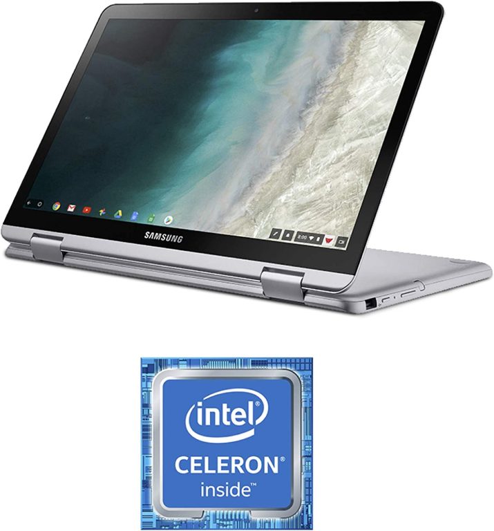 Samsung Chromebook Plus V2 2-in-1 Laptop- 4GB RAM, 64GB eMMC, 13MP Camera, Chrome OS, 12.2″, 16:10 Aspect Ratio- XE520QAB-K03US Light Titan