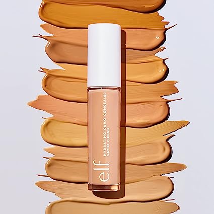 E.l.f Hydrating Camo Concealer, Lightweight, Full Coverage, Long Lasting, Conceals, Corrects, Covers, Hydrates, Highlights, Light Sand, Satin Finish, 25 Shades, All-Day Wear, 0.20 Fl Oz