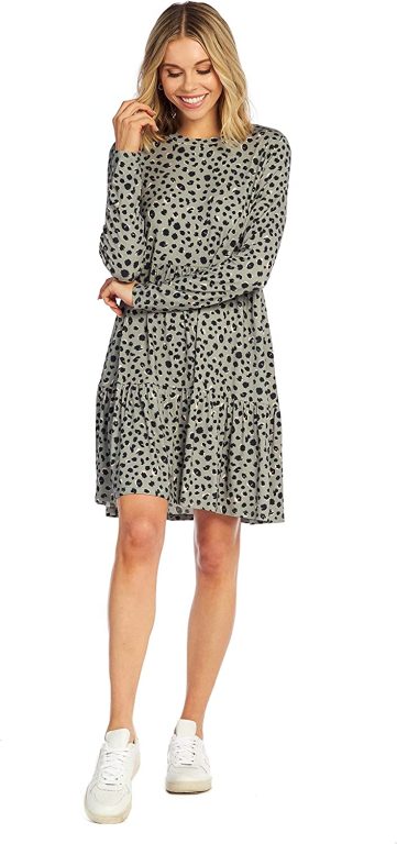 Mud Pie Minnie Tiered Womens Dress