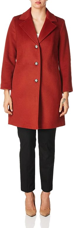 Calvin Klein womens Classic Cashmere Wool Blend Coat