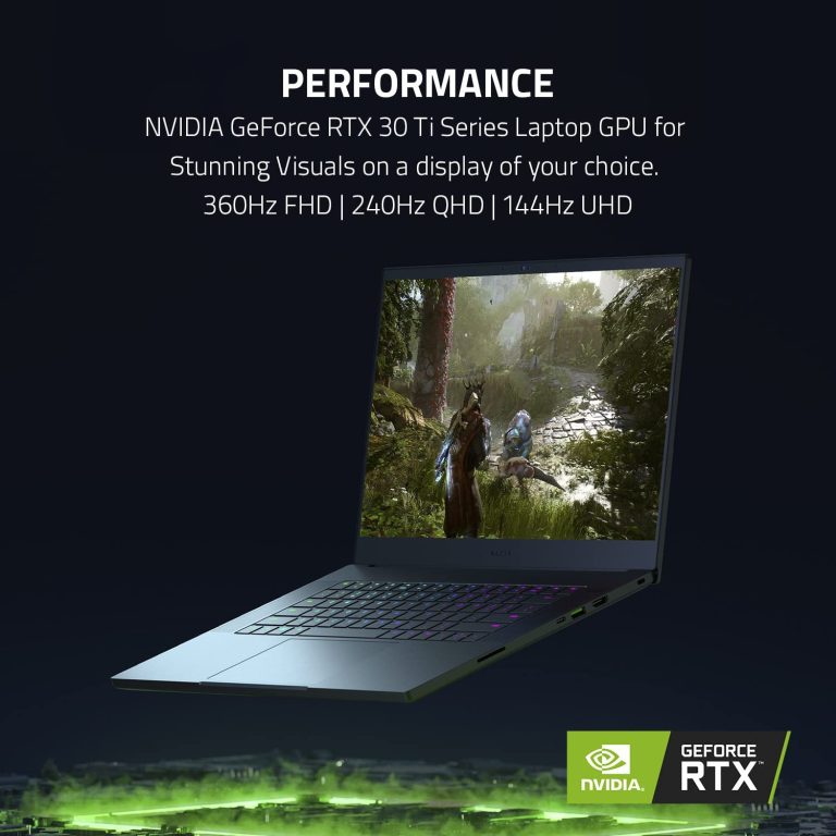 RTX 3070 Ti – 12th Gen Intel 14-Core i7 CPU – 15.6” QHD 240Hz – 16GB DDR5 RAM – 1TB PCIe SSD – Windows 11 – CNC Aluminum – Chroma RGB – Thunderbolt 4