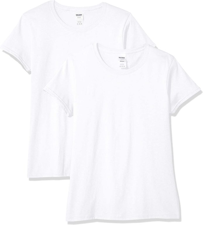 Gildan Women’s Heavy Cotton T-Shirt, Style G5000L, 2-Pack