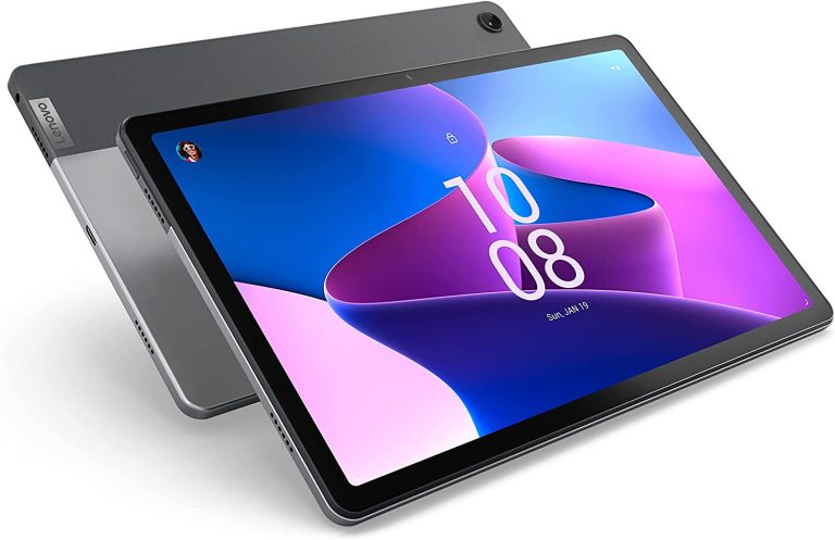 Lenovo Tab M10 Plus (3rd Gen) – 2022 – Long Battery Life – 10″ FHD – Front & Rear 8MP Camera – 4GB Memory – upto128GB Storage – Android 12 or Later