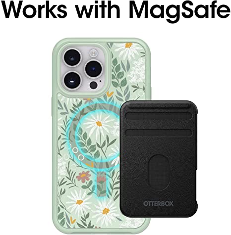 OtterBox SYMMETRY SERIES+ CLEAR Antimicrobial Case with MagSafe for iPhone 14 Pro Max (ONLY) – SAGE ADVICE (Green)