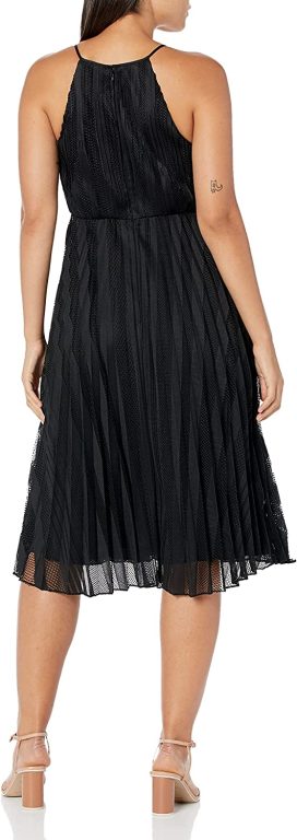 Theory Women’s Pleated Midi Dress in Mod Lace