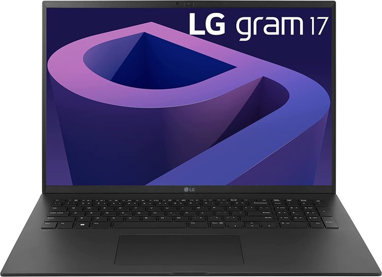 LG gram (2022) 17Z90Q Ultra Lightweight Laptop, 17″ (2560 x 1600) IPS Display, Intel Evo 12th Gen i7 1260P Processor, 32GB LPDDR5, 2TB NVMe SSD, FHD Webcam, WiFi 6E, Thunderbolt 4, Windows 11, Black