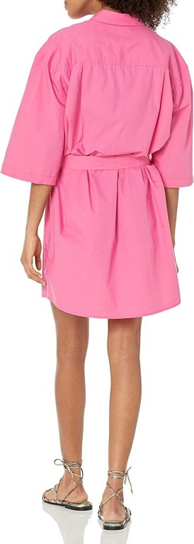 The Drop Women’s Dakota Belted Mini Shirt Dress