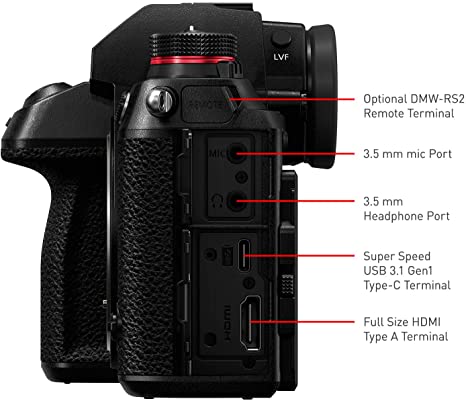 Panasonic LUMIX S1 Full Frame Mirrorless Camera with 24.2MP MOS High Resolution Sensor, 24-105mm F4 L-Mount S Series Lens, 4K HDR Video and 3.2†LCD – DC-S1MK