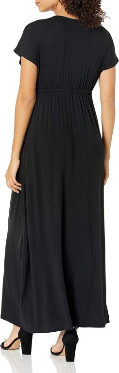 Amazon Essentials Women’s Waisted Maxi Dress (Available in Plus Size)