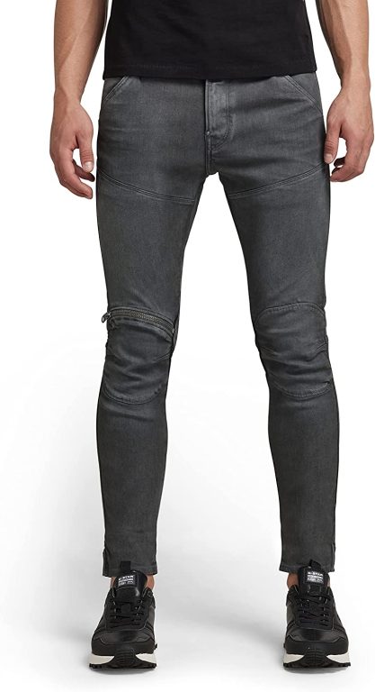 G-Star Raw Men’s 5620 3D Zip Knee Skinny Fit Jeans