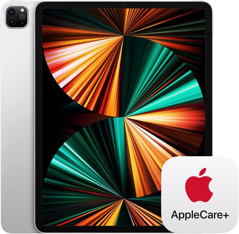 Apple 2021 12.9-inch iPad Pro (Wi-Fi, 1TB) – Silver with AppleCare+ (2 Years)