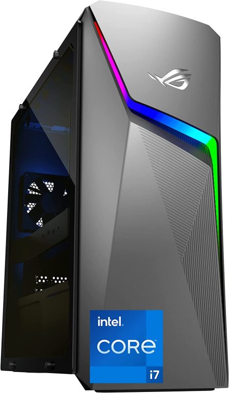 ROG Strix G10 Gaming Desktop PC, Intel Core i7-11700, GeForce RTX 3060, 16GB DDR4 RAM, 1TB PCIe SSD, Wi-Fi 5, Windows 11 Home, G10CE-AH766