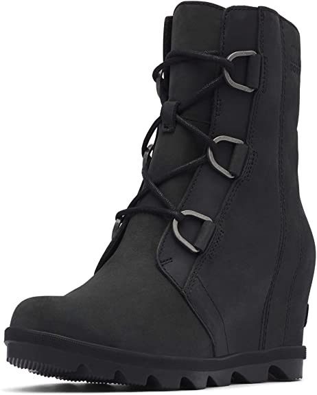 Womens Sorel Joan Wedge II Nubuck Wedge Heel Ankle Boots