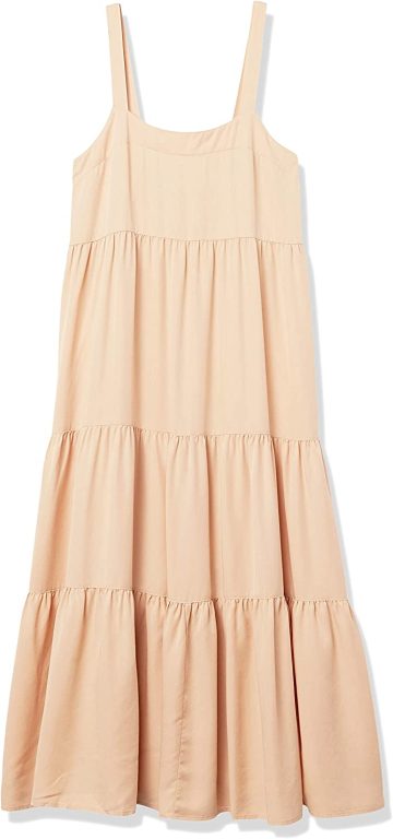 The Drop Women’s Britt Tiered Maxi Tent Dress