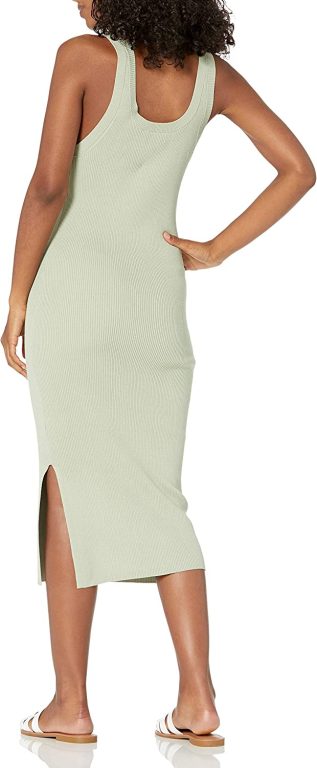 The Drop Women’s Yasmin Rib Midi Sweater Tank Dress