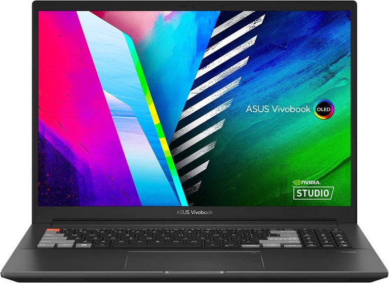 ASUS VivoBook Pro 16X OLED Slim Laptop, 16″ 4K 16:10 Display, AMD Ryzen 9 6900H CPU, NVIDIA GeForce RTX 3050 Ti, 32GB RAM, 1TB SSD, Windows 11 Home, 0°Black, M7600RE-XB99,Gray