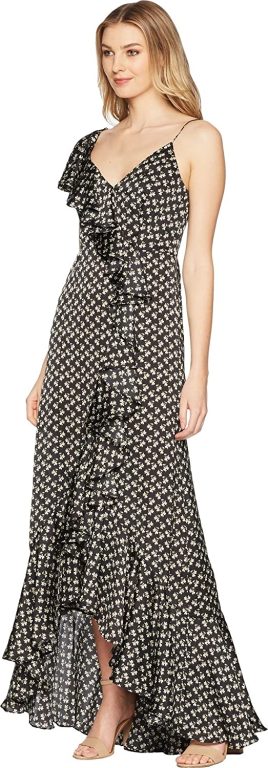 Jill Jill Stuart Women’s Asymmetrical Ruffle Dress