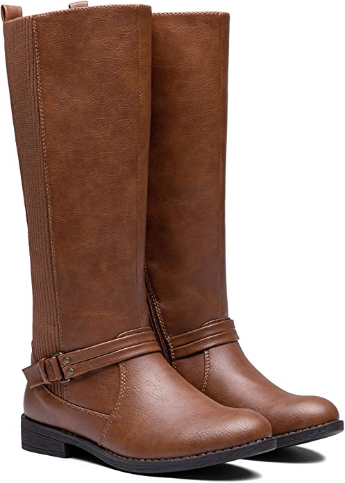 Vepose Women’s 955 Knee High Boots Comfort Tall Knitted Riding Boots