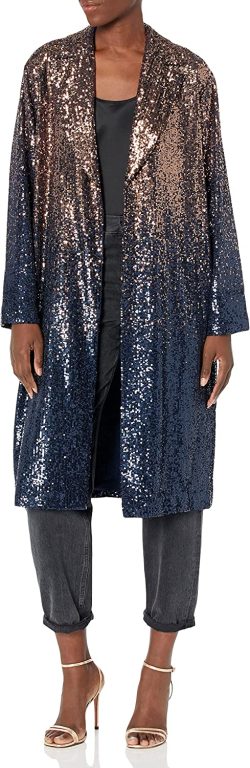 Trina Turk Women’s Open Sequin Soft Jacket