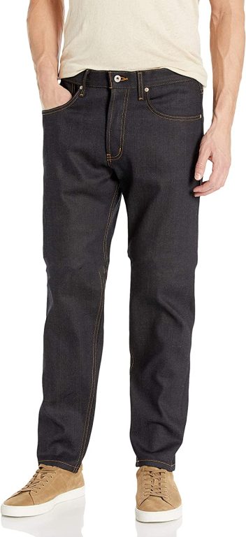 Naked & Famous Denim Men’s Easy Guy-Deep Indigo Stretch Selvedge