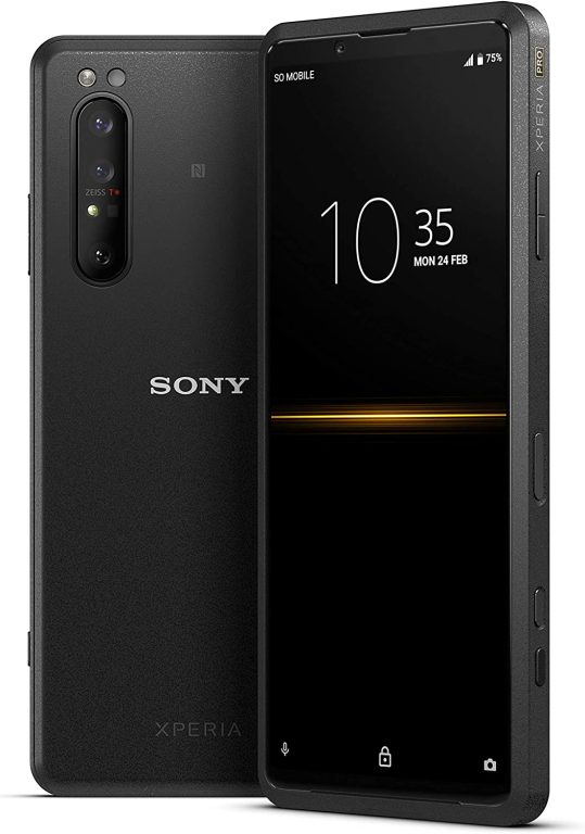 Sony Xperia PRO 5G mmWave High Speed Transmission Device with HDMI Input, 6.5” 4K HDR OLED Monitor, 512GB, Unlocked [U.S. Official w/Warranty]