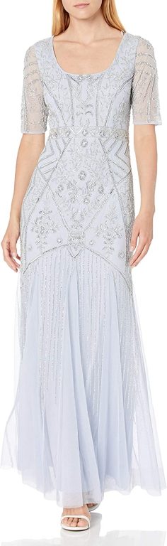 Hailey by Adrianna Papell Women’s Beaded Gown