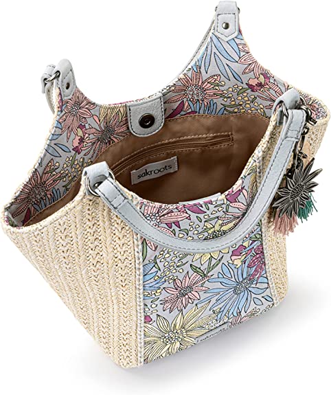 Sakroots Roma Straw Small Shopper