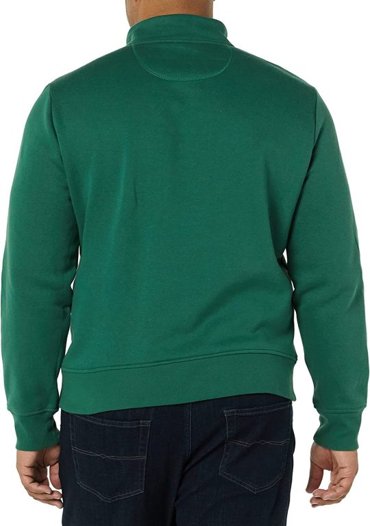 Amazon Essentials Men’s Long-Sleeve Quarter-Zip Fleece Sweatshirt