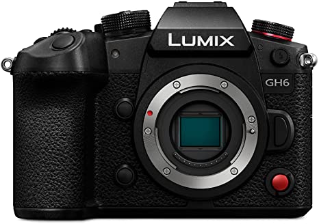 Panasonic LUMIX GH6, 25.2MP Mirrorless Micro Four Thirds Camera with Unlimited C4K/4K 4:2:2 10-bit Video Recording, 7.5-Stop 5-Axis Dual Image Stabilizer â€“ DC-GH6BODY