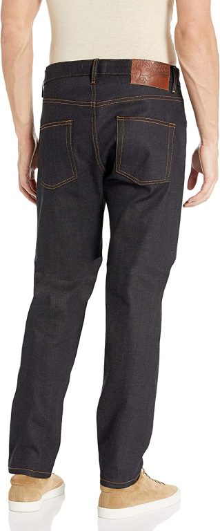 Naked & Famous Denim Men’s Easy Guy-Deep Indigo Stretch Selvedge